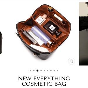 Black makeup tote brand new